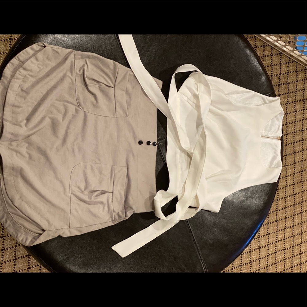 Crop top and skirt